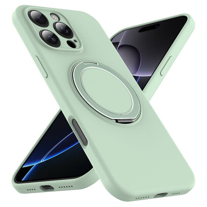 For iPhone 15 Pro Case Compatible with MagSafe Kickstand PC + Silicone Phone Cover