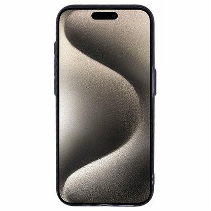 For iPhone 14 Pro Case Compatible with MagSafe Carbon Fiber Texture Water-Transfer PC Phone Cover