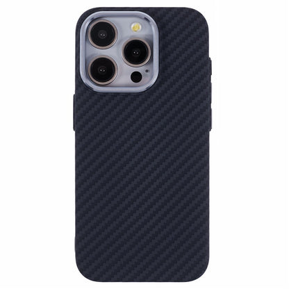 For iPhone 14 Pro Case Compatible with MagSafe Carbon Fiber Texture Water-Transfer PC Phone Cover