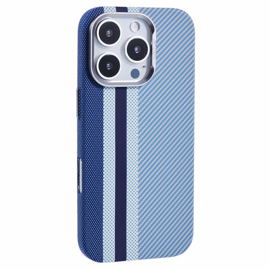 For iPhone 16 Pro Max Case Compatible with MagSafe Carbon Fiber Texture Water-Transfer PC Phone Cover