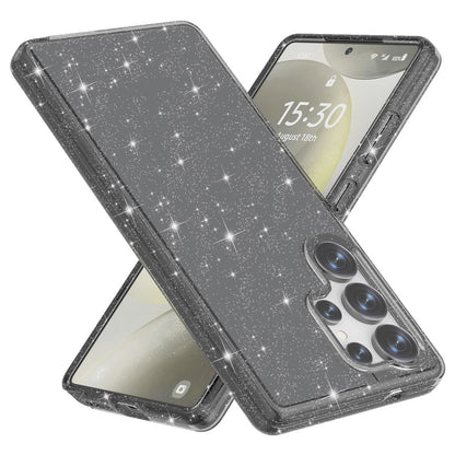 For Samsung Galaxy S25 Ultra Case Anti-Scratch PC+TPU Sparkly Glitter Phone Cover