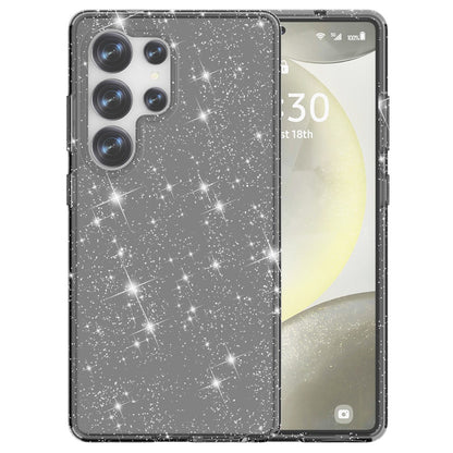 For Samsung Galaxy S25 Ultra Case Anti-Scratch PC+TPU Sparkly Glitter Phone Cover