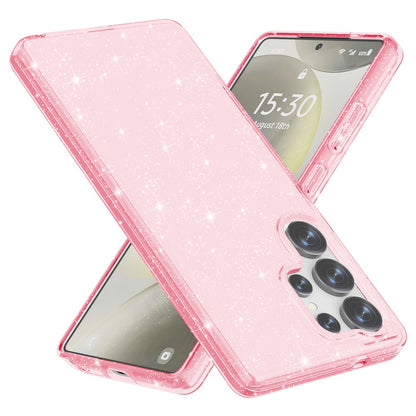 For Samsung Galaxy S25 Ultra Case Anti-Scratch PC+TPU Sparkly Glitter Phone Cover