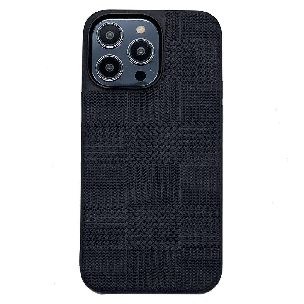 VILI TH Series Anti-Fall Phone Case for iPhone 14 Pro Max Shockproof Case PU Leather Coated Protective TPU Cover