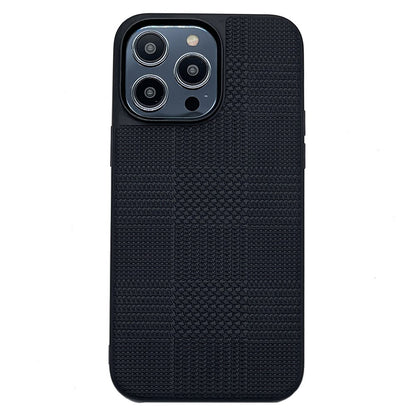 VILI TH Series Anti-Fall Phone Case for iPhone 14 Pro Max Shockproof Case PU Leather Coated Protective TPU Cover