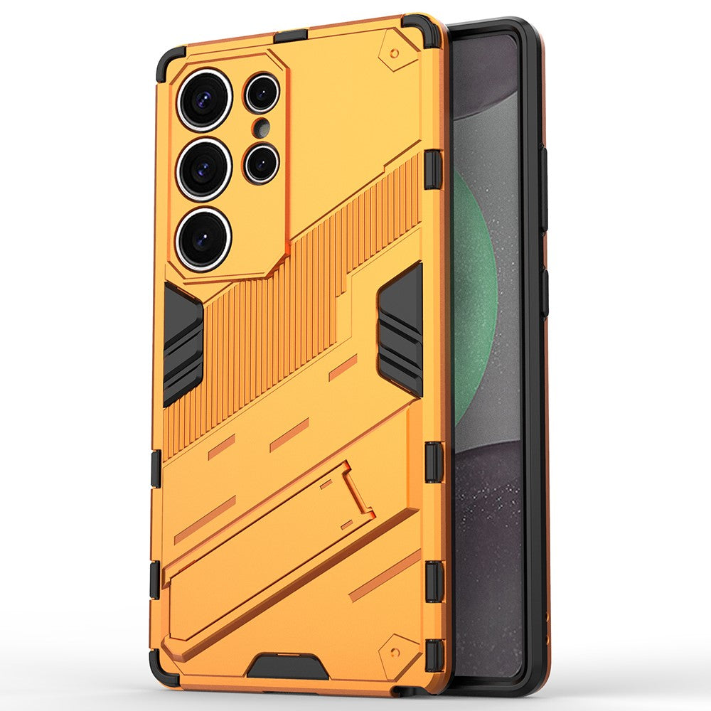 For Samsung Galaxy S25 Ultra Case PC+TPU Shockproof Phone Cover with Kickstand