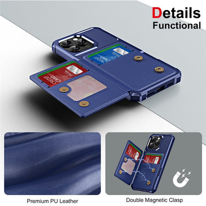 ENKAY For iPhone 14 Pro  Hat-Prince Wallet Card Slot Kickstand PU Leather +TPU Back Phone Cover with Camera Lens Film