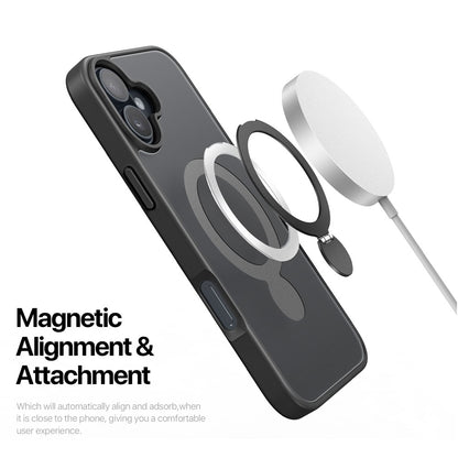 DUX DUCIS For iPhone 16 Case  Yind Series PC+TPU Phone Cover Compatible with MagSafe with Kickstand