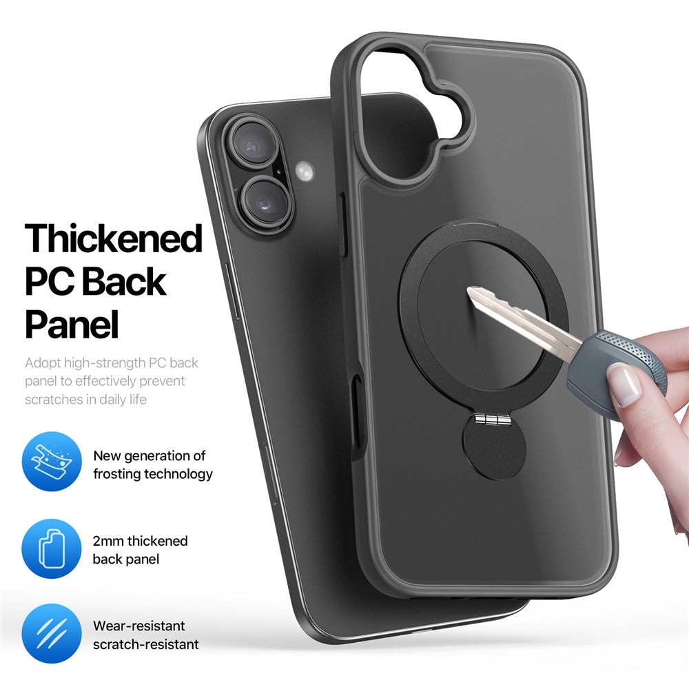 DUX DUCIS For iPhone 16 Case  Yind Series PC+TPU Phone Cover Compatible with MagSafe with Kickstand