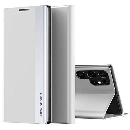 For Samsung Galaxy S25 Ultra Case Anti-Drop Leather Phone Cover with Stand