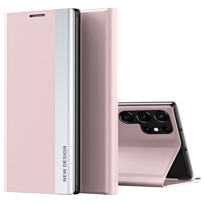 For Samsung Galaxy S25 Ultra Case Anti-Drop Leather Phone Cover with Stand
