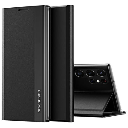 For Samsung Galaxy S25 Ultra Case Anti-Drop Leather Phone Cover with Stand