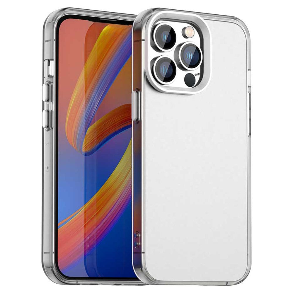 For iPhone 14 Pro Case PC+TPU+PET Matte Anti-Drop Phone Back Cover