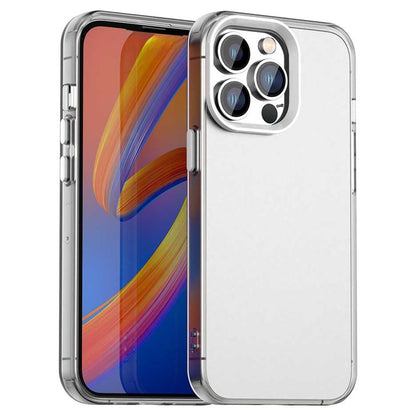 For iPhone 14 Pro Case PC+TPU+PET Matte Anti-Drop Phone Back Cover