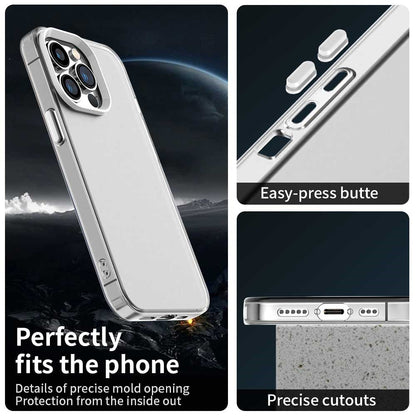 For iPhone 14 Pro Case PC+TPU+PET Matte Anti-Drop Phone Back Cover