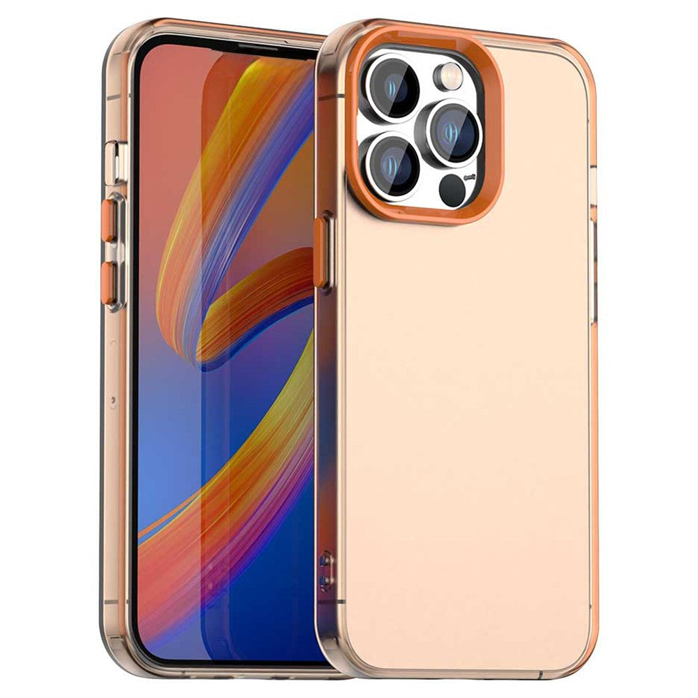 For iPhone 14 Pro Case PC+TPU+PET Matte Anti-Drop Phone Back Cover