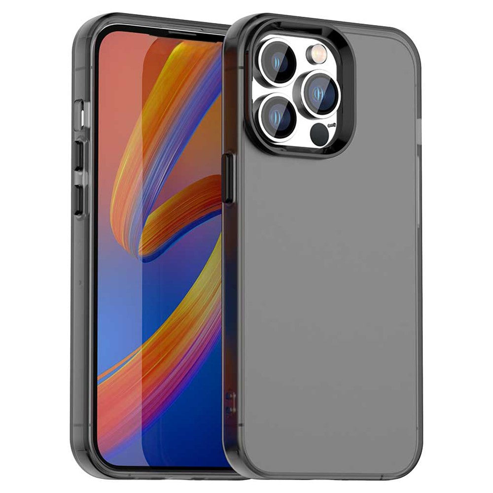 For iPhone 14 Pro Case PC+TPU+PET Matte Anti-Drop Phone Back Cover