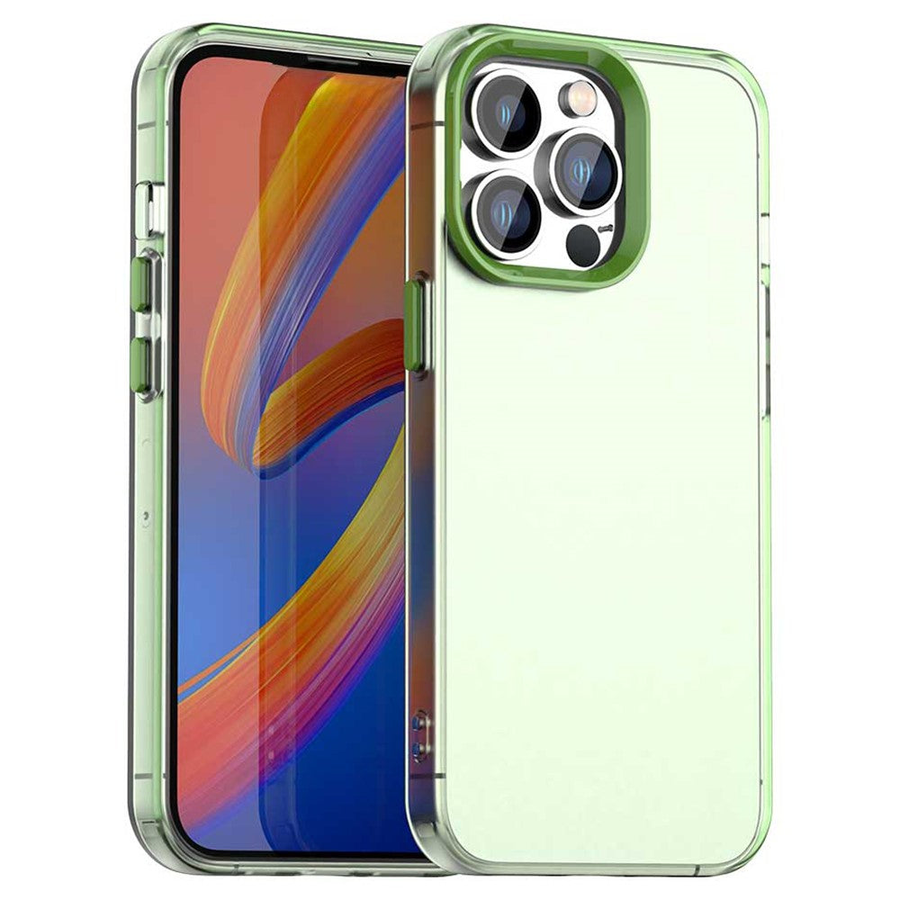 For iPhone 14 Pro Case PC+TPU+PET Matte Anti-Drop Phone Back Cover
