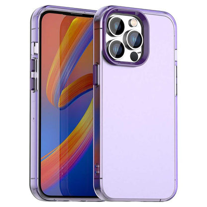 For iPhone 14 Pro Case PC+TPU+PET Matte Anti-Drop Phone Back Cover