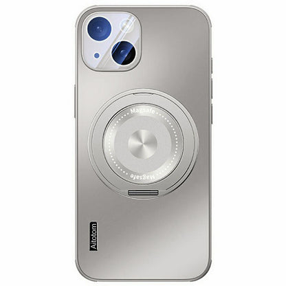 For iPhone 14 Plus Case Compatible with MagSafe Kickstand TPU+PC Heat Dissipation Phone Cover