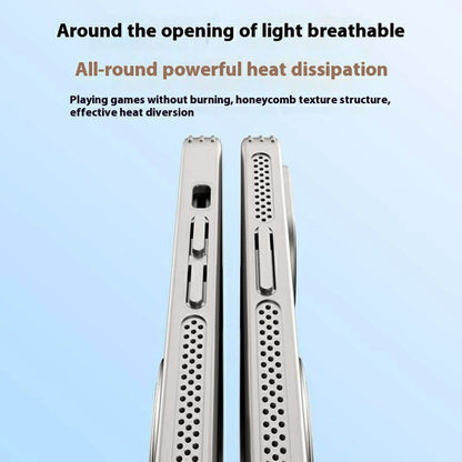 For iPhone 14 Plus Case Compatible with MagSafe Kickstand TPU+PC Heat Dissipation Phone Cover