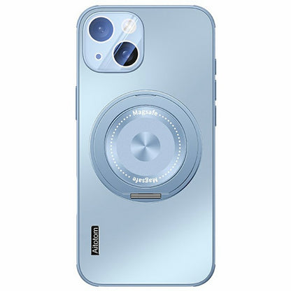 For iPhone 14 Plus Case Compatible with MagSafe Kickstand TPU+PC Heat Dissipation Phone Cover