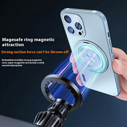 For iPhone 14 Pro Case Compatible with MagSafe Kickstand TPU+PC Heat Dissipation Phone Cover