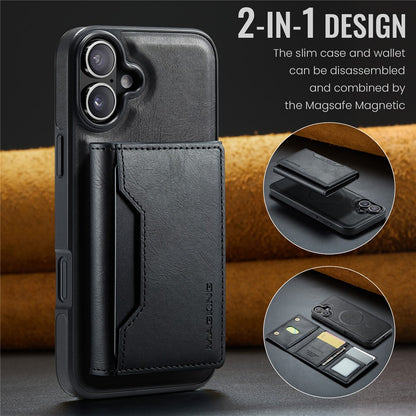 MAGKING K2 Series For iPhone 16 Case Compatible with MagSafe PC+TPU+PU Phone Cover