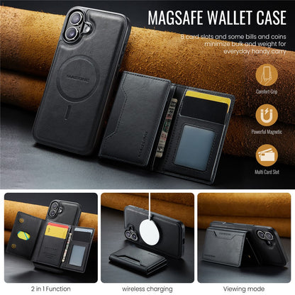 MAGKING K2 Series For iPhone 16 Case Compatible with MagSafe PC+TPU+PU Phone Cover