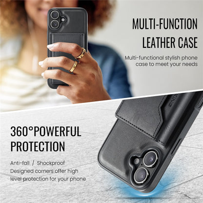 MAGKING K2 Series For iPhone 16 Case Compatible with MagSafe PC+TPU+PU Phone Cover