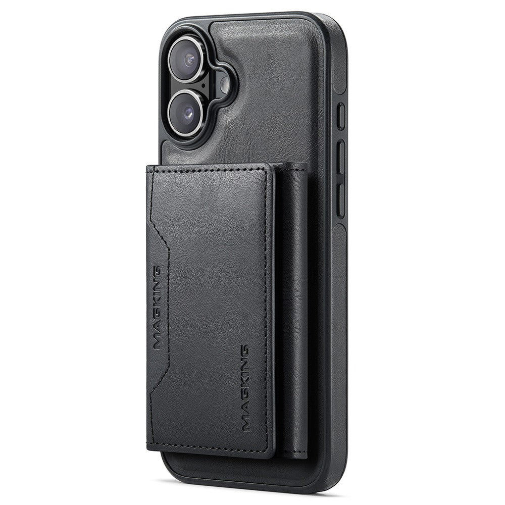 MAGKING K2 Series For iPhone 16 Case Compatible with MagSafe PC+TPU+PU Phone Cover