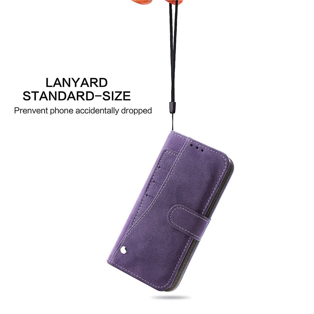 For iPhone 14 Pro Max Anti-scratch Phone Case Retro Texture PU Leather Rotating Card Slots Holder Stand Wallet Phone Cover