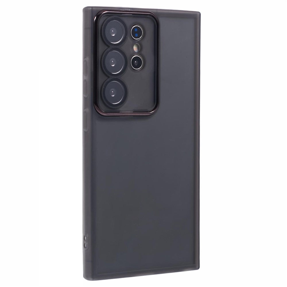 For Samsung Galaxy S25 Ultra Case Electroplated Camera Frame TPU Phone Cover
