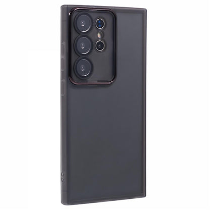 For Samsung Galaxy S25 Ultra Case Electroplated Camera Frame TPU Phone Cover