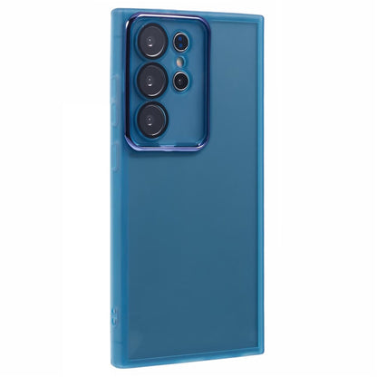 For Samsung Galaxy S25 Ultra Case Electroplated Camera Frame TPU Phone Cover