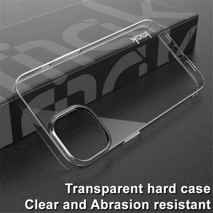 IMAK Air II Pro Crystal Clear Phone Case for iPhone 14 Plus Anti-Fall Shockproof Cover Hard PC Protective Case