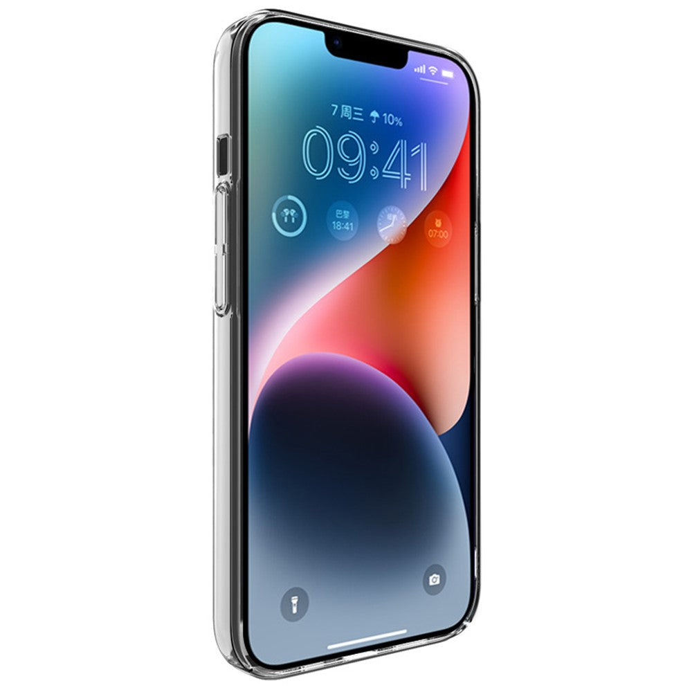 IMAK Air II Pro Crystal Clear Phone Case for iPhone 14 Plus Anti-Fall Shockproof Cover Hard PC Protective Case