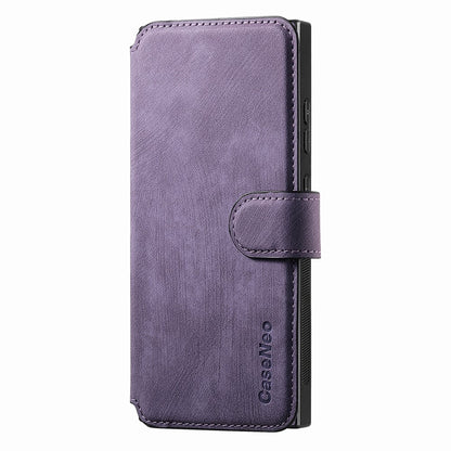 CASENEO For Samsung Galaxy S25 Ultra Magnetic Case  Detachable Leather Phone Wallet Cover