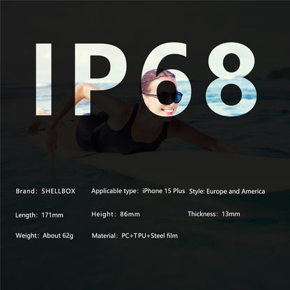 REDPEPPER Dot+ Series For iPhone 15 Phone Case Compatible with MagSafe IP68 Waterproof Clear Phone Cover