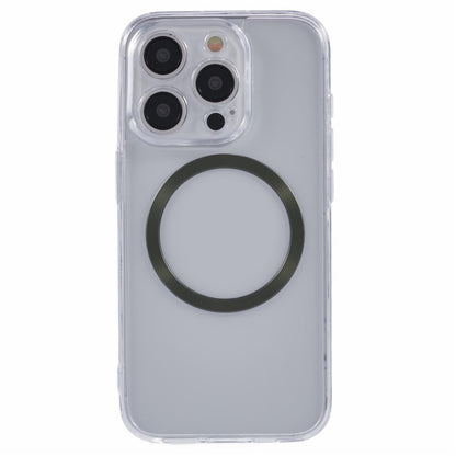 For iPhone 14 Pro Case Compatible with MagSafe CD Vein TPU+Acrylic Phone Cover