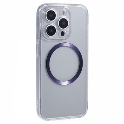 For iPhone 14 Pro Case Compatible with MagSafe CD Vein TPU+Acrylic Phone Cover