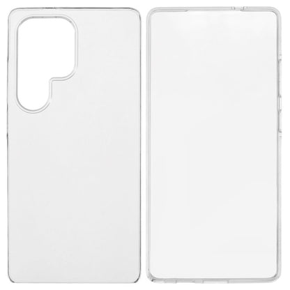 For Samsung Galaxy S25 Ultra Case TPU Frame Clear Acrylic Back Phone Cover with PET Film