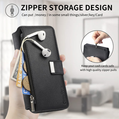 CASENEO For Samsung Galaxy S25 Ultra  MW-02 Detachable Magnetic Leather Wallet Phone Cover