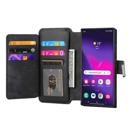 CASENEO For Samsung Galaxy S25 Ultra  MW-02 Detachable Magnetic Leather Wallet Phone Cover
