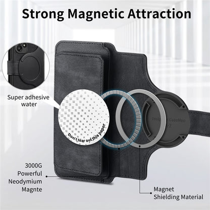 CASENEO For Samsung Galaxy S25 Ultra  MW-02 Detachable Magnetic Leather Wallet Phone Cover