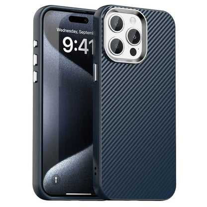 For iPhone 14 Pro Case Cell Phone Hybrid Back Cover Carbon Fiber Texture