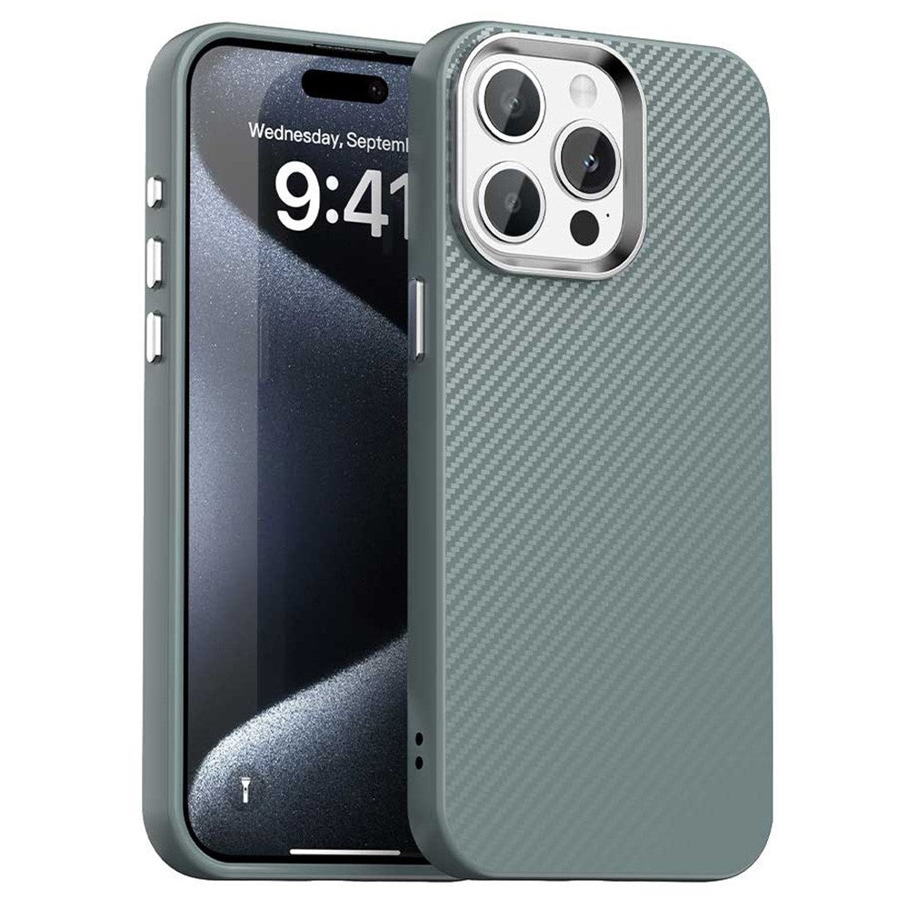For iPhone 14 Pro Case Cell Phone Hybrid Back Cover Carbon Fiber Texture
