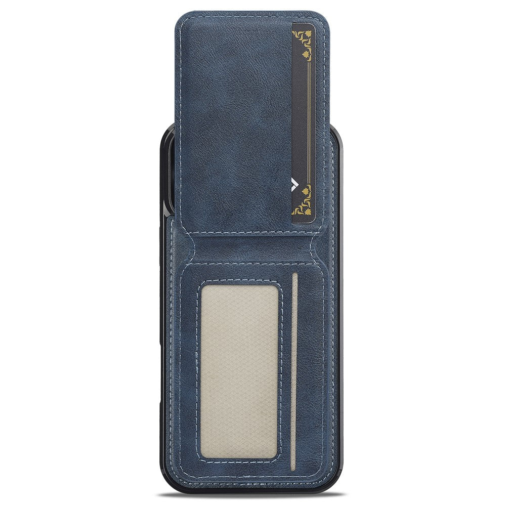 LC.IMEEKE L3 For iPhone 16 Pro Max Magnetic Case Detachable Card Holder Leather+TPU Mobile Cover