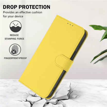 For iPhone 16 Pro Max Case Solid Color Wallet Leather Phone Cover with Strap