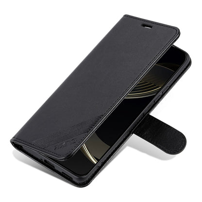 AZNS For Samsung Galaxy S25 Ultra Case Anti-Scratch PU Leather Stand Wallet Phone Cover